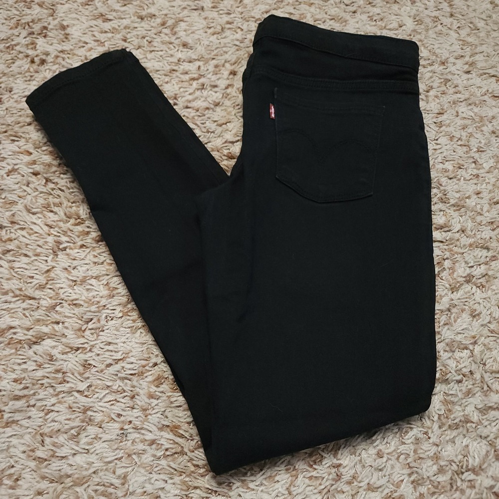 Levi's Pull-On Jegging Girls 14 Flex‎ Stretch Skinny Black Pants